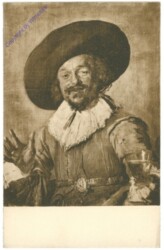 Fröhlicher Trinker