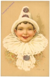 Kind als Pierrot