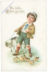 Kind mit Küken