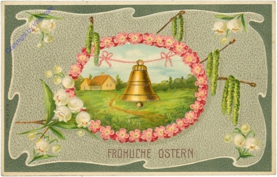 Glocke mit Blumen