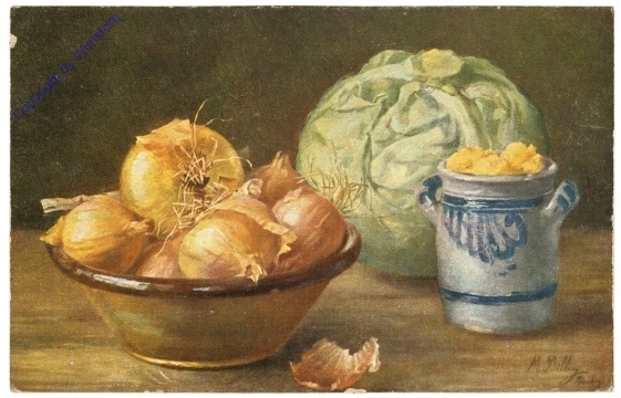Zwiebeln und Kohl
