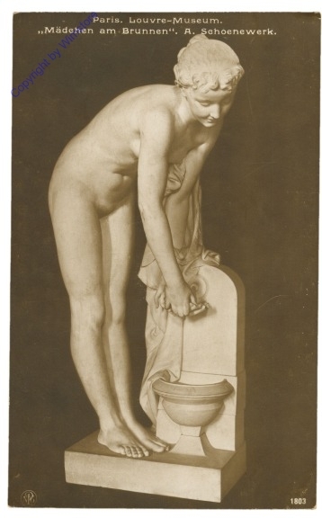 A. Schoenewerk, Mädchen am Brunnen