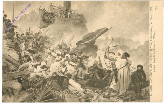 ak206613 Russ, L.: Der Sturm der Türken auf die Löwelbastei