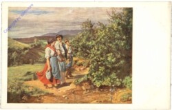 ak206654 Waldmüller: Heimkehr von der Arbeit