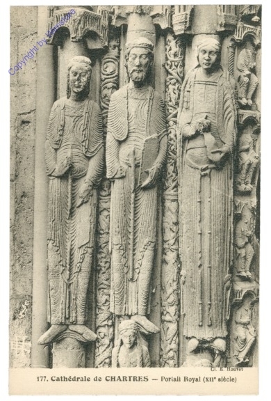 ak206677 Portal Royal, Cathedrale de Chartres