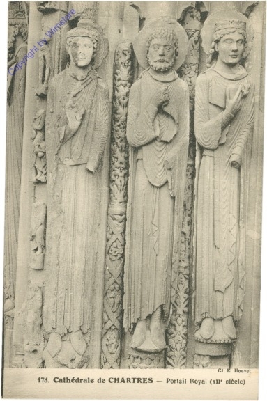 ak206678 Portal Royal, Cathedrale de Chartres