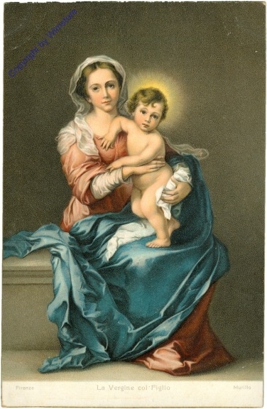 ak206697 Murillo: La Vergine col Figlio