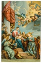 ak206702 Veronese: Lo Sposalizio di Santa Caterina
