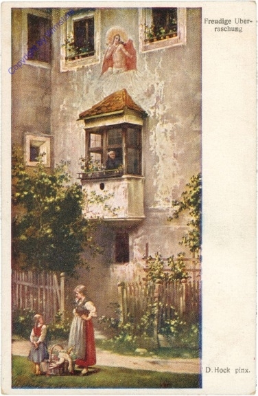 ak206711 Hock, D.: Freudige Überraschung
