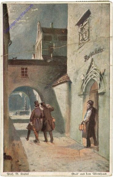 Knötel, Prof.. R.: Grad aus dem Wirtshaus