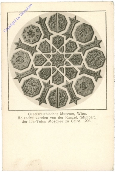 ak206729 Wien 1, Österr. Museum, Holzschnitzerei von der Kanzel der Ibn-Tulun Moschee