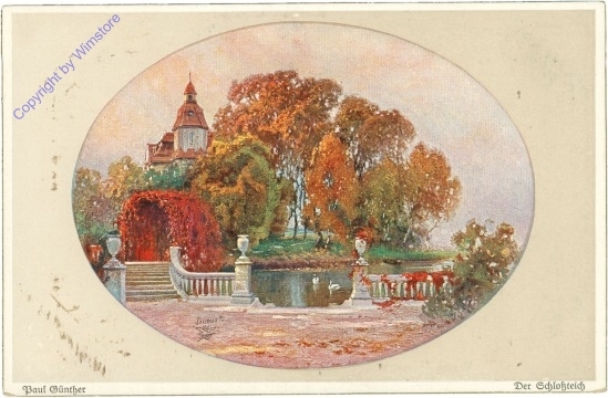ak206749 Günther, Paul: Der Schloßteich