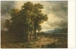 ak206751 Calame: Eichen im Sturm