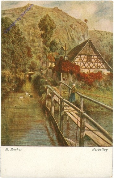 ak206780 Merker, M.: Herbsttag