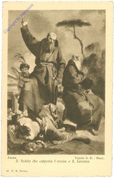 Tiepolo, G.B.: S. Fedele che calpesta l'eresia e S. Lorenzo