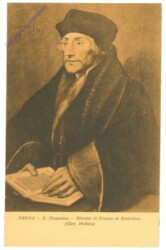 Holbein, Giov.: Ritratto di Erasmo di Rotterdam