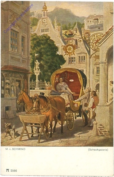 ak206894 Schwind, M.v.: Die Hochzeitsreise