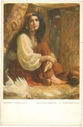 Fuchs, Rudolf: Kartenaufschlägerin