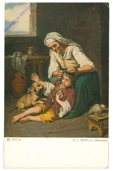 ak206925 Murillo: Alte Frau