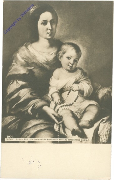 ak206954 Murillo: Particolare della Madonna del Rosario