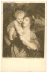 ak206996 Reynolds, Sir Joshua: Mrs Hartley and Child