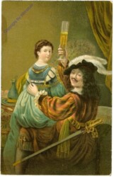Rembrandt, Selbstbildnis des Künstlers mit seiner Gattin Saskia