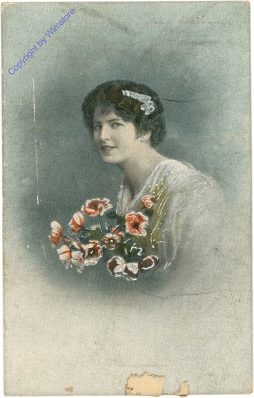 Mädchen mit Blumen