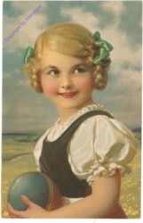 Mädchen mit Ball