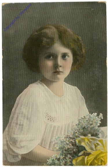 Mädchen mit Blumen