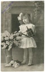 Mädchen mit Flieder