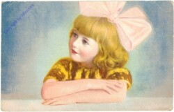 Mädchen mit Schleife