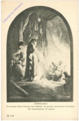 ak207404 Rembrandt, Die große Auferweckung des Lazerus
