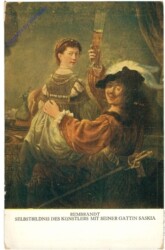 Rembrandt, Selbstbildnis des Künstlers mit seiner Gattin Saskia