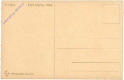 ak207417a Olsen, C.: Für's künftige Glück