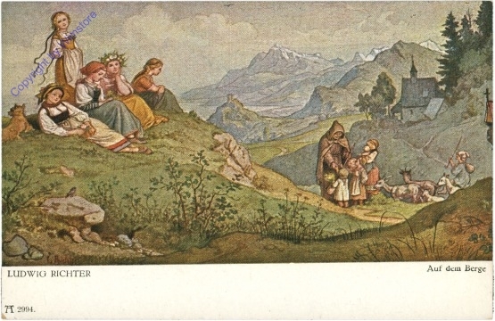 Richter, Ludwig: Auf dem Berge