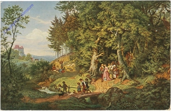 Richter, Ludwig: Brautzug im Frühling