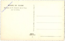 Dijon, Musee de Dijon, Masque de M. Quentin de la Tour