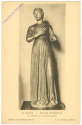 ak207493 Siennoise, Ecole: La Vierge de L'Annonciation