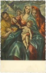 ak207506 El Greco: The Holy Family