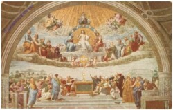 Raffaello, La Disputa