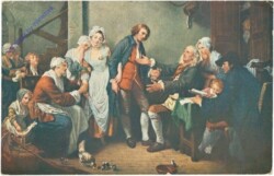 ak207601 Greuze, J.-B.: Verlobung im Dorfe