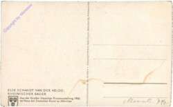 Schmidt van der Velde, Else: Rheinischer Bauer