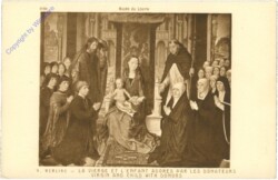 Memling: La Vierge et l'Enfant adores par les Donateurs