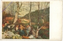 ak207747 Waldmüller, F.G.: Vorfrühling im Wienerwald