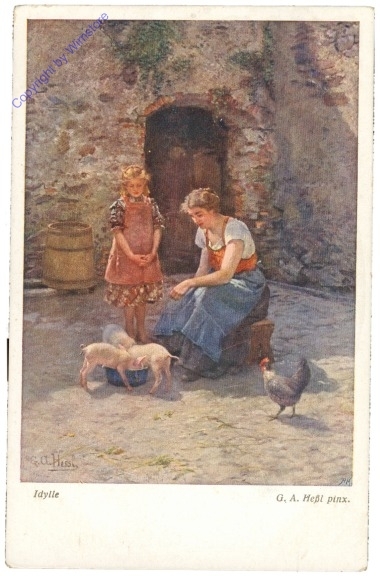 ak207888 Heßl, G.A.: Idylle