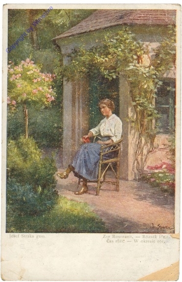 ak207973 Straka, Josef: Zur Rosenzeit
