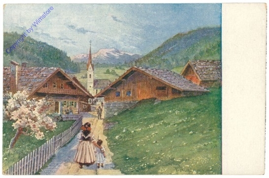 ak207983 Niebler, F.: Kirchgang