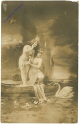 Der Schwan mit zwei Frauen