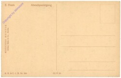 ak208169a Frank, E.: Abendspaziergang
