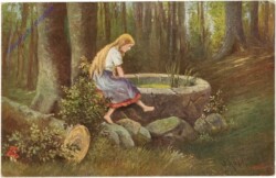 Holm: Mädchen am Brunnen